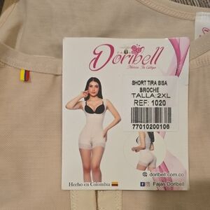 Doribell Women's Colombiana Shapewear Short Tira Sisa Broche